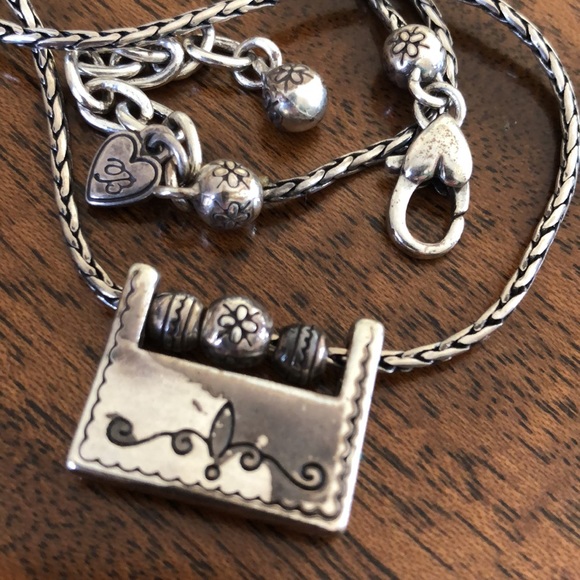 Brighton vintage bar bead slide necklace - Picture 9 of 12